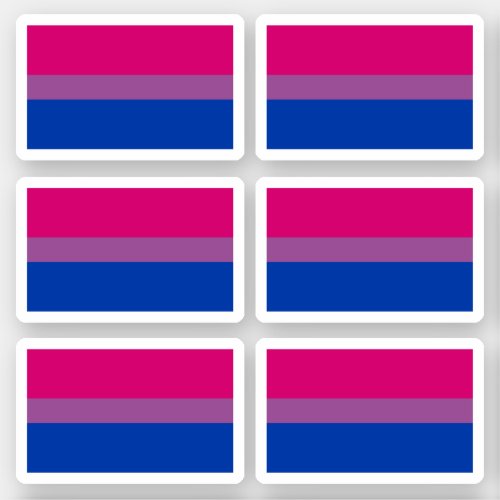 Bisexuality Pride flag Sticker