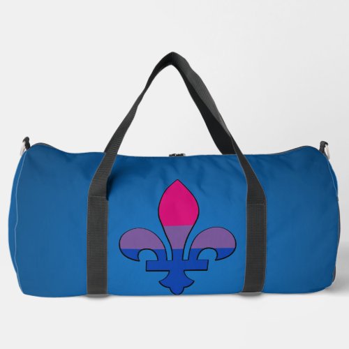 Bisexuality pride fleur_de_lis   duffle bag