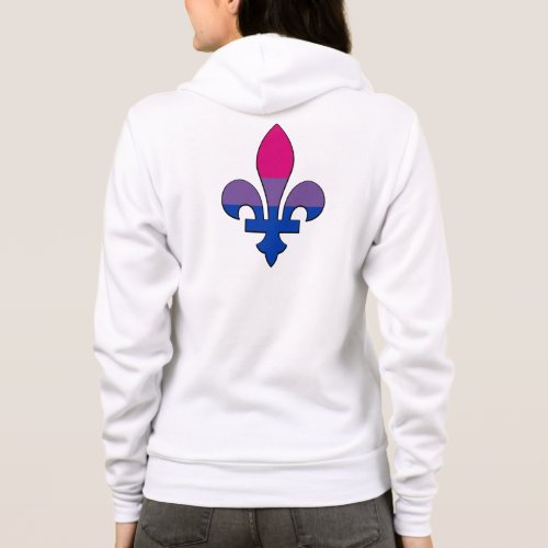 Bisexuality pride fleur_de_lis   hoodie