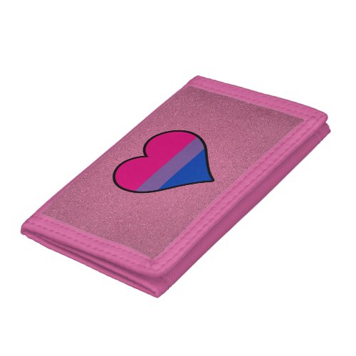 Bisexuality pride heart Wallet