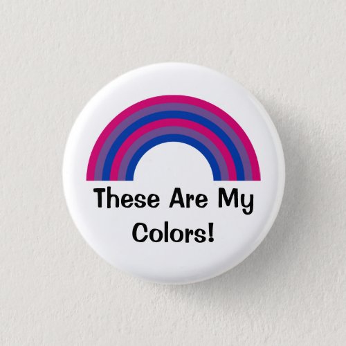 Bisexuality rainbow pride Button