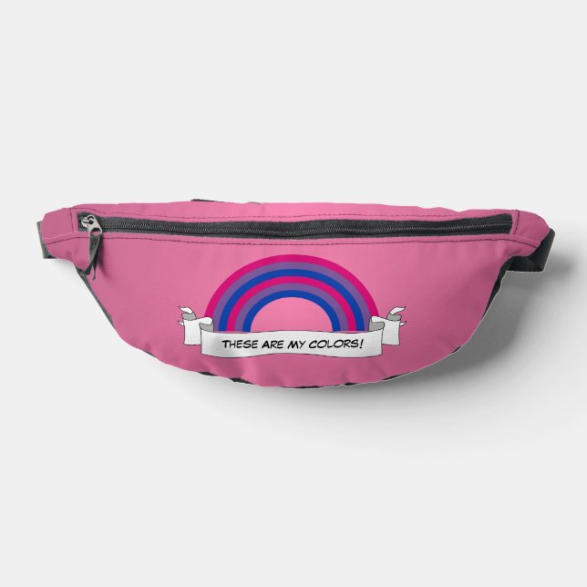 Bisexuality rainbow pride  fanny pack (Lay Down)