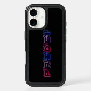 Bisexuality Rainbow Pride flag text iPhone 16 Case