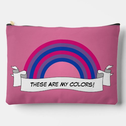 Bisexuality rainbow pride Walle Accessory Pouch