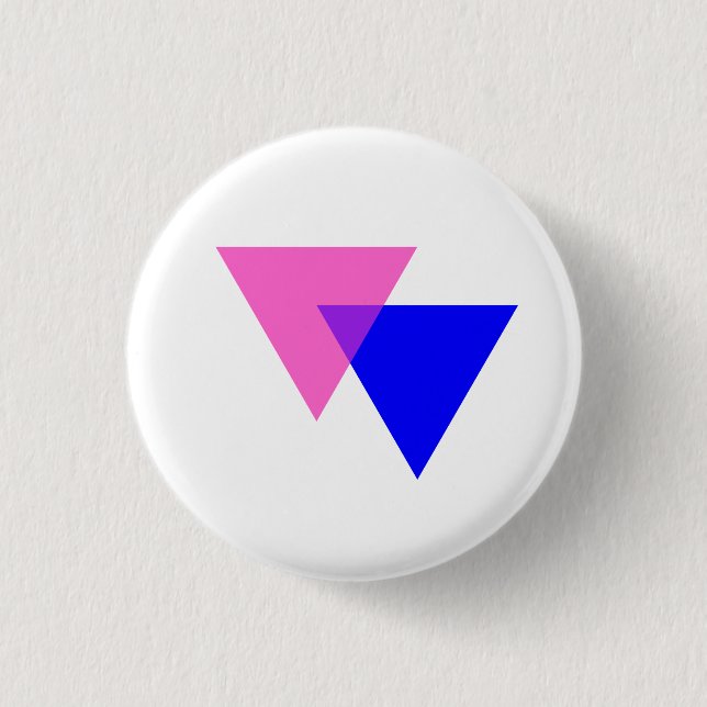 Bisexuality symbol button (Front)