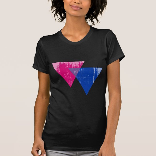 Bisexuality Symbol distressed.png T-Shirt (Front)