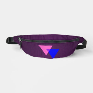 Bisexuality symbol  fanny pack
