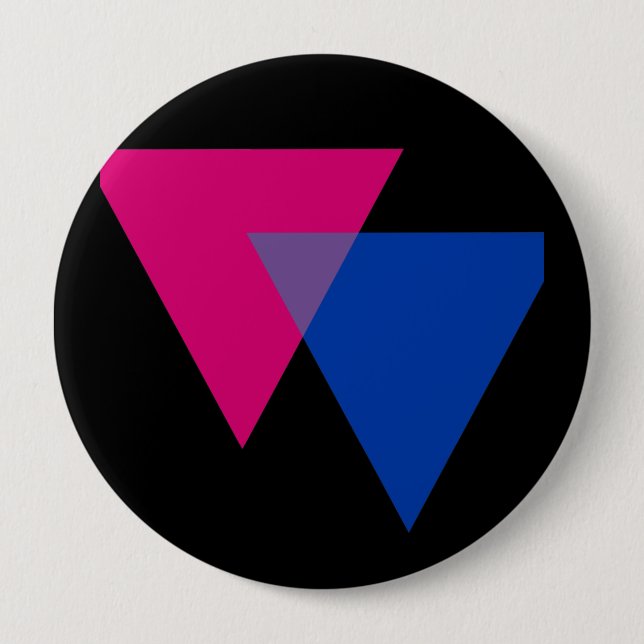 Bisexuality Symbol Pinback Button (Front)