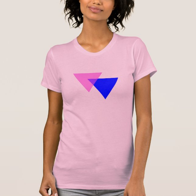 Bisexuality symbol T-Shirt (Front)