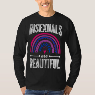 Bisexuals Are Beautiful Bisexual Pride Bohemian Ra T-Shirt