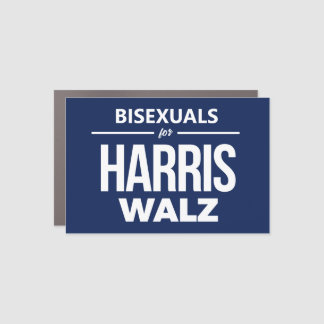 Bisexuals for Harris Walz Car Magnet