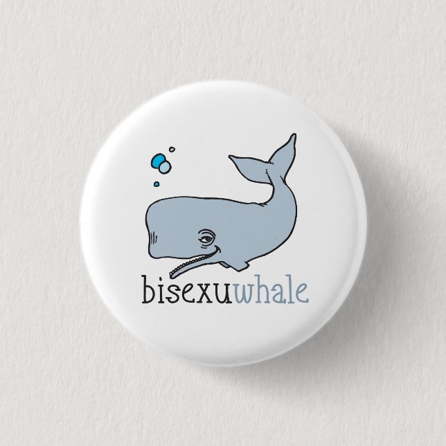 BISEXUWHALE BUTTON (Front)