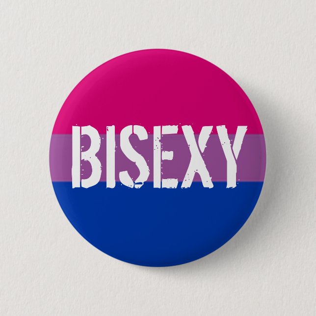 Bisexy Pinback Button (Front)
