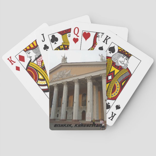 Bishkek Frunze Opera House Poker Cards (Back)