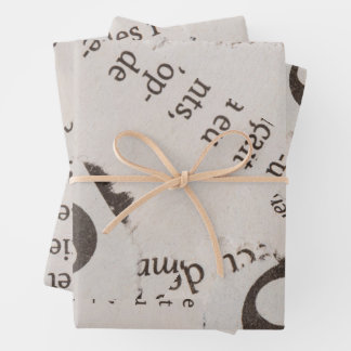 Bishkek Journal wrapping paper with random prints