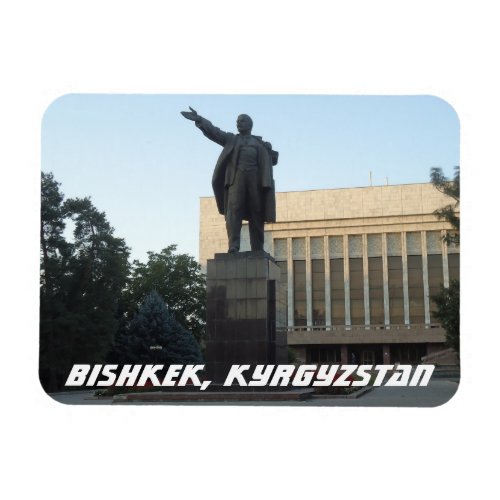 Bishkek Soviet Lenin Statue _ Kyrgyzstan Magnet