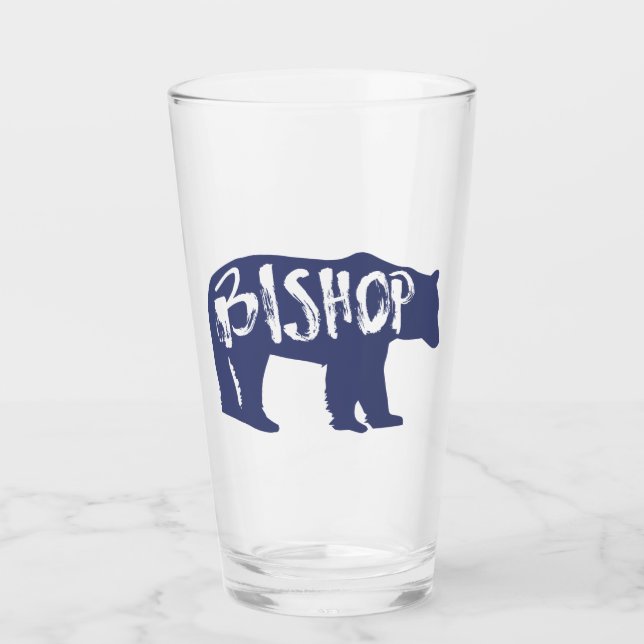 Bishop California Bear Glass (Front)