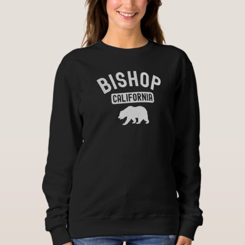 Bishop California National Park Vintage Retro Camp Sweatshirt