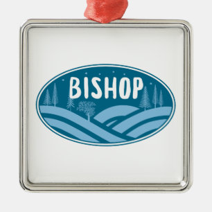 Bishop California Outdoors Metal Ornament