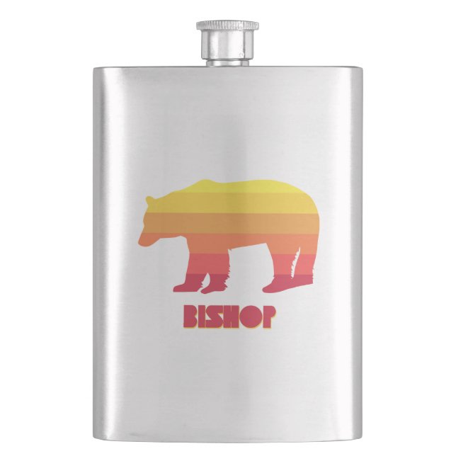Bishop California Rainbow Bear Flask (Front)