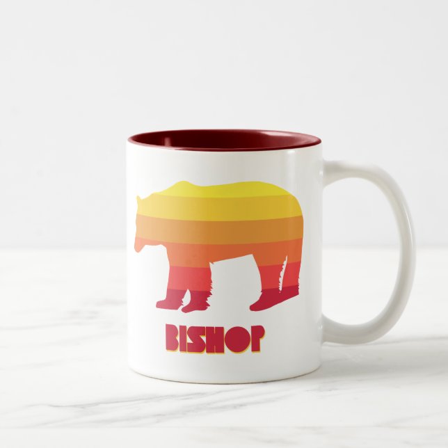Bishop California Rainbow Bear Two-Tone Coffee Mug (Right)