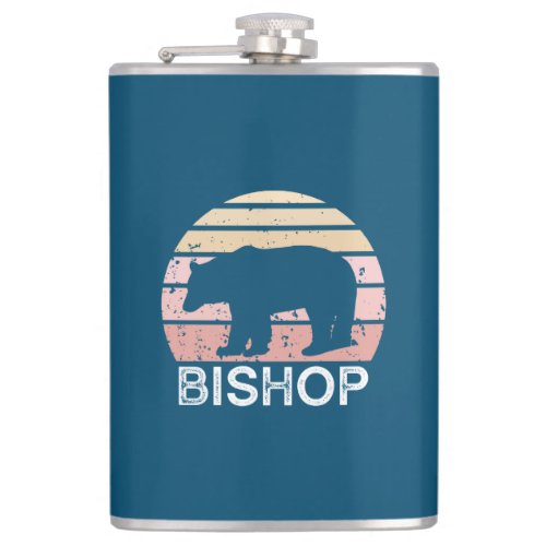 Bishop California Retro Bear Flask