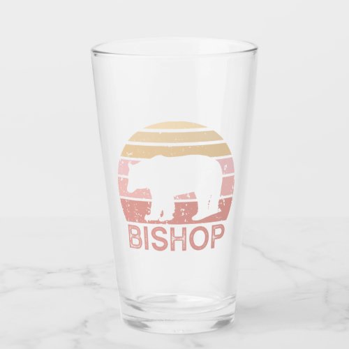 Bishop California Retro Bear Glass