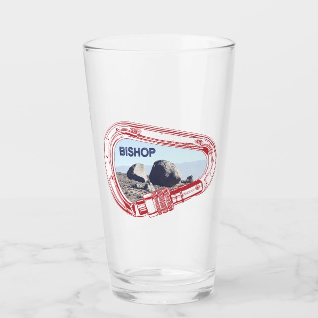 Bishop Climbing Carabiner Glass (Front)