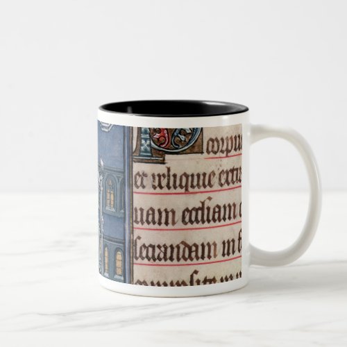 Bishop Consecrating a church Two_Tone Coffee Mug