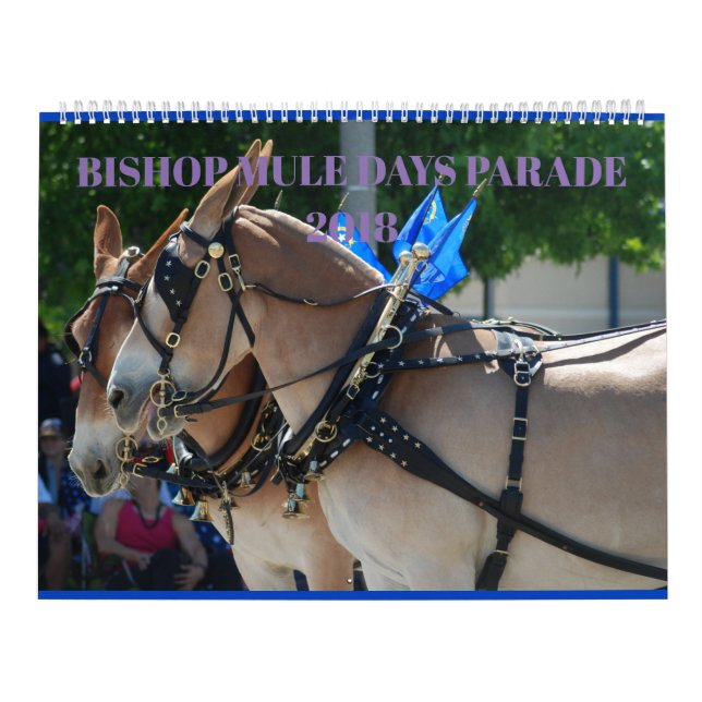 Bishop Mule Days Parade of 2018 Calendar (Cover)