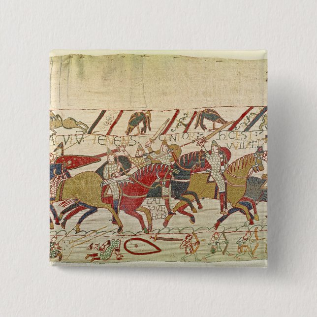 Bishop Odo Holding a Baton Button (Front)