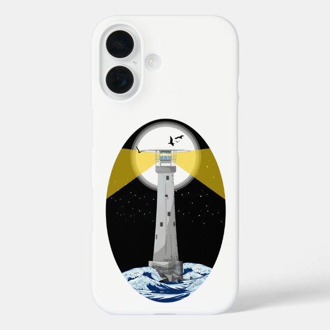 Bishop Rock Lighthouse Case-Mate iPhone Case (Back)