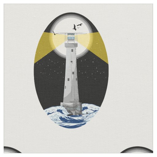 Bishop Rock Lighthouse Fabric