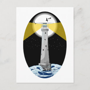 Bishop Rock Lighthouse Postcard