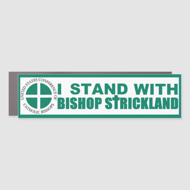 BISHOP STRICKLAND CAR MAGNET (Front)