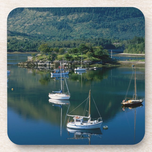 Bishops Bay, Loch Leven, Ballachullish, Drink Coaster (Front)