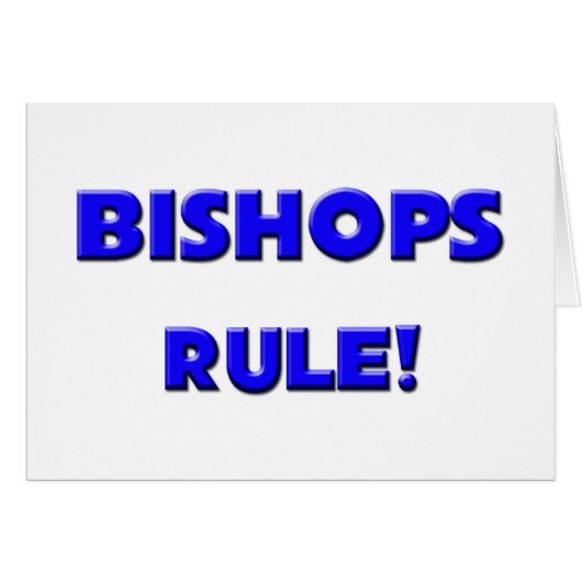 Bishops Rule! Cards (Front Horizontal)