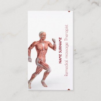 Bisiness Card For Remedial Massage Therapist by BCards_by_Inese at Zazzle