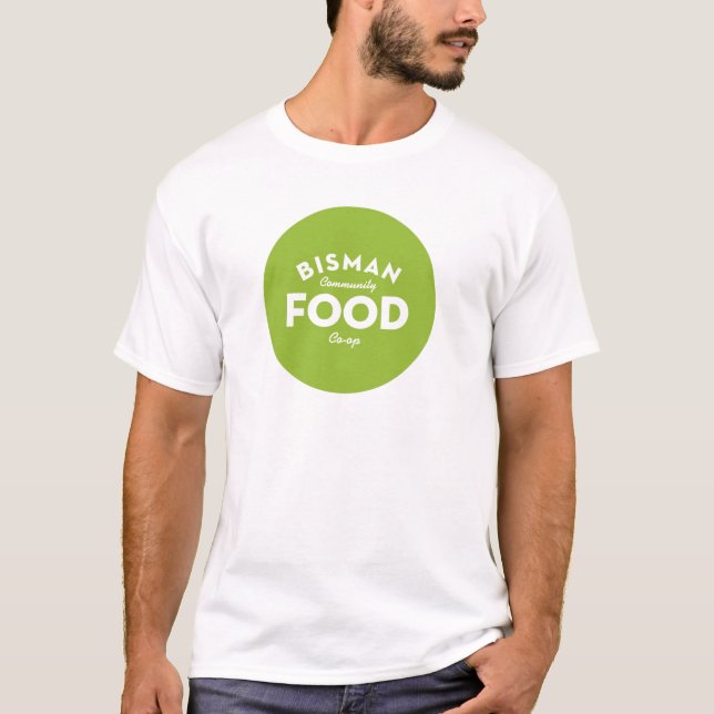 BisMan Food co-op apparel T-Shirt (Front)