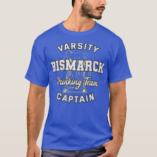 Bismarck Drinking Team Captain North Dakota Beer L T-Shirt