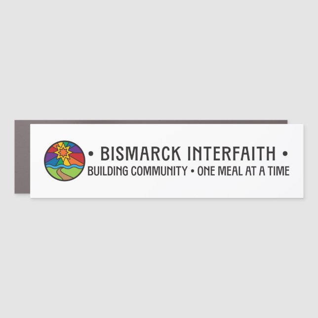 Bismarck Interfaith Car Magnet (Front)