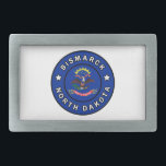 Bismarck North Dakota Belt Buckle<br><div class="desc">Bismarck ND</div>