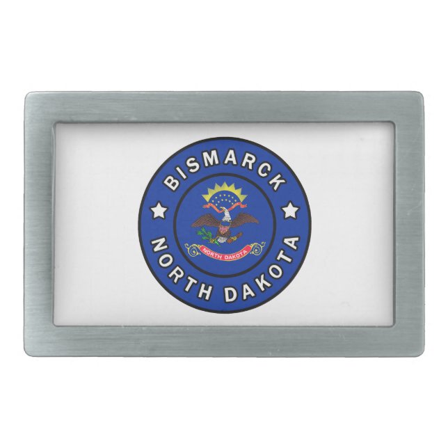 Bismarck North Dakota Belt Buckle (Front)