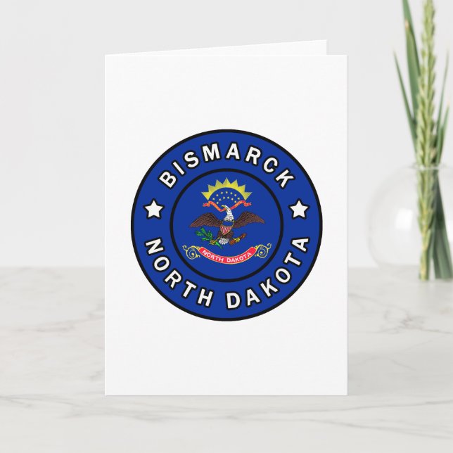 Bismarck North Dakota Card (Front)