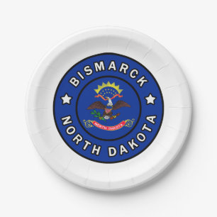 Bismarck North Dakota Paper Plates