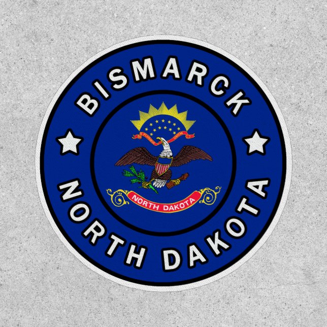 Bismarck North Dakota Patch (Front)