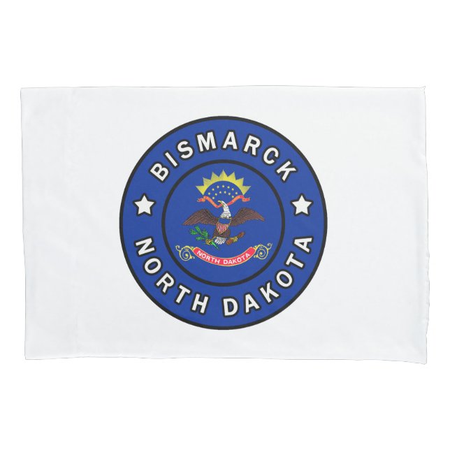 Bismarck North Dakota Pillow Case (Front)