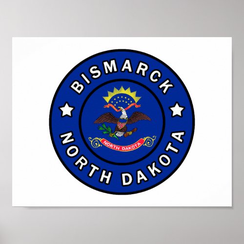 Bismarck North Dakota Poster