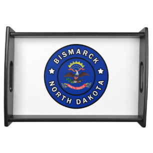 Bismarck North Dakota Serving Tray