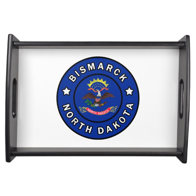 Bismarck North Dakota Serving Tray (Front)